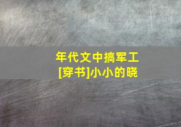 年代文中搞军工[穿书]小小的晓